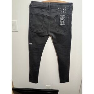 Ksubi Chitch Faded Black Slim Tapered Jeans Mens Size 34 Royalty Heroism Tag